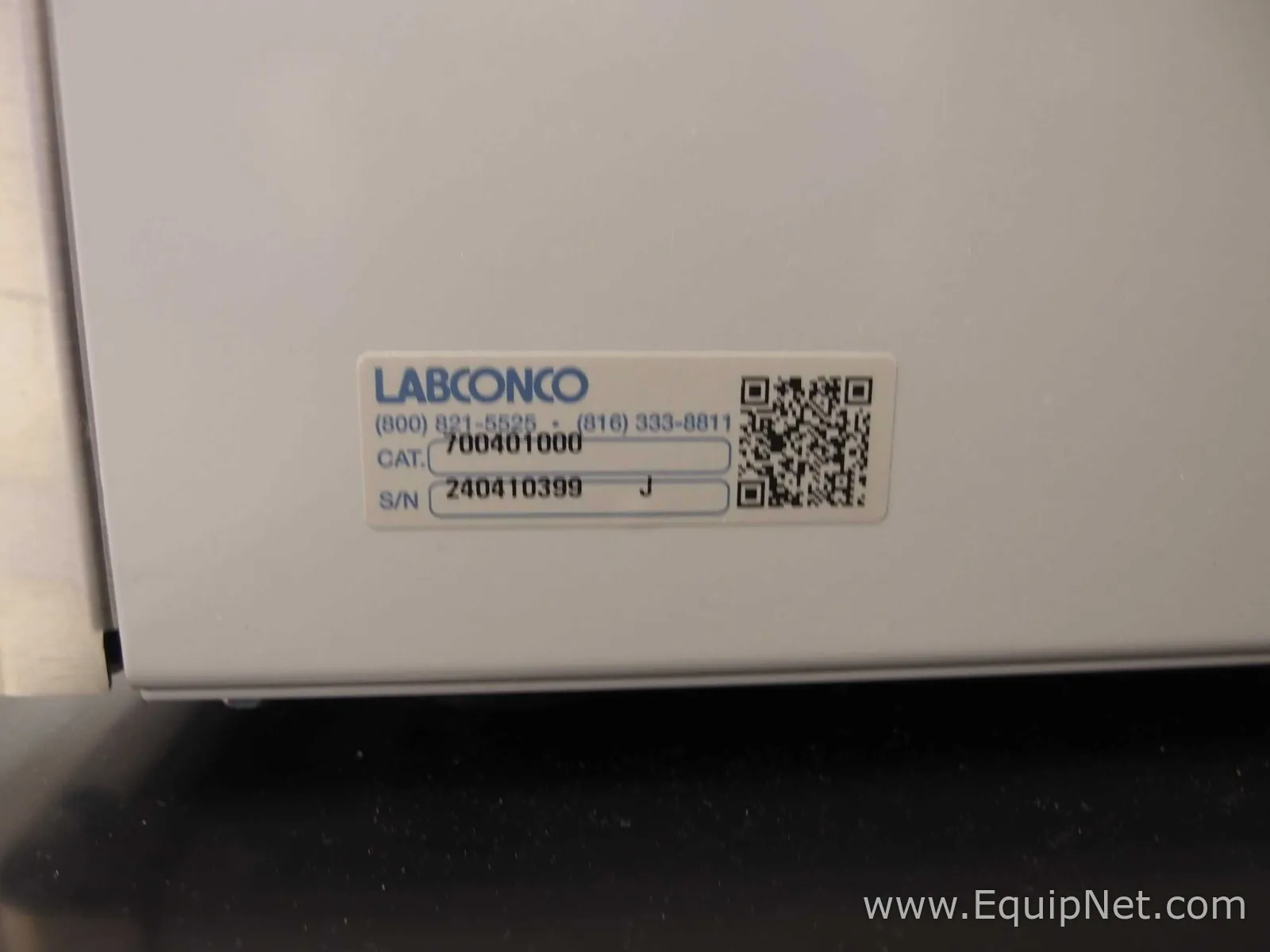Labconco FreeZone 4.5L -50C 700401000 Benchtop Freeze Dryer with Vacuum Pump