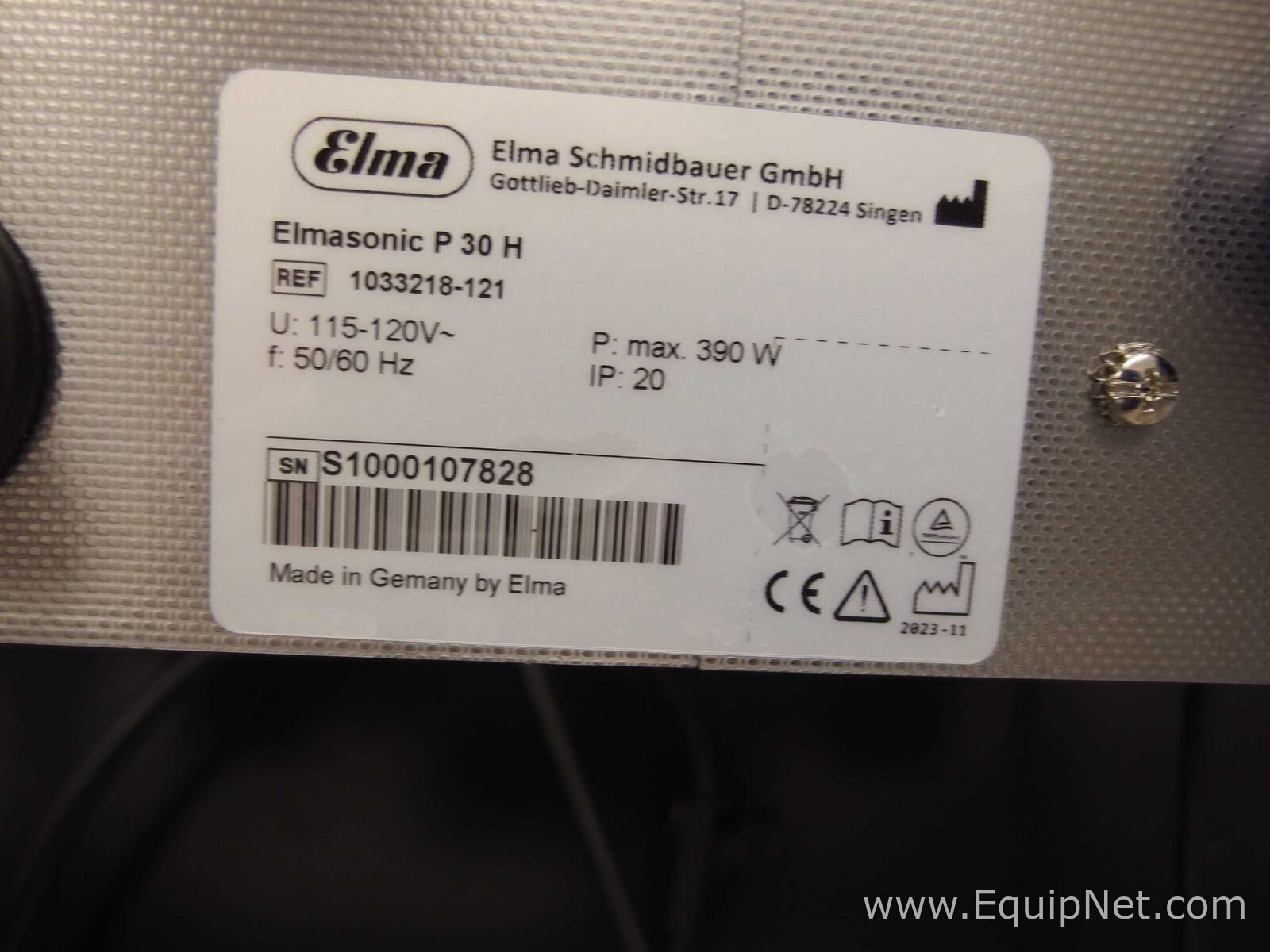 Elma Elmasonic P 30 H (Fisherbrand FB11201) Ultrasonic Cleaner