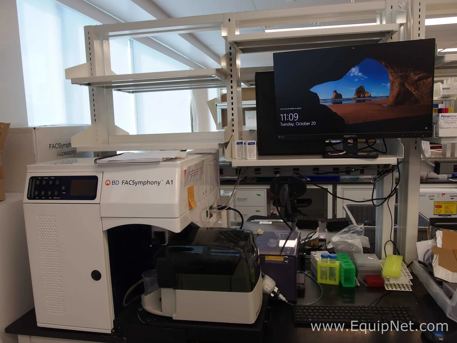 BD FACSymphony A1 Flow Cytometer with BD HTS and FACSFlow Supply System