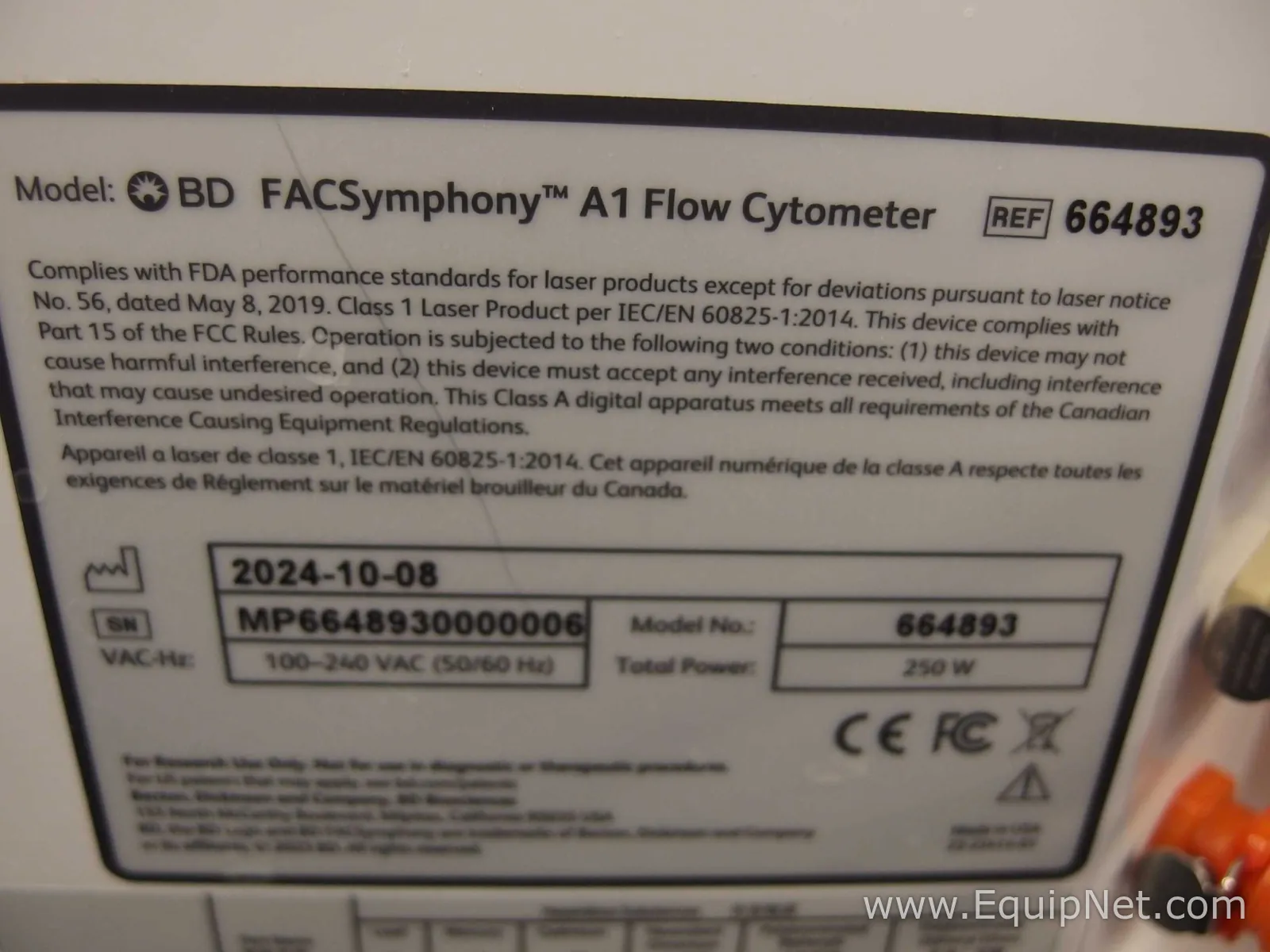 BD FACSymphony A1 Flow Cytometer with BD HTS and FACSFlow Supply System