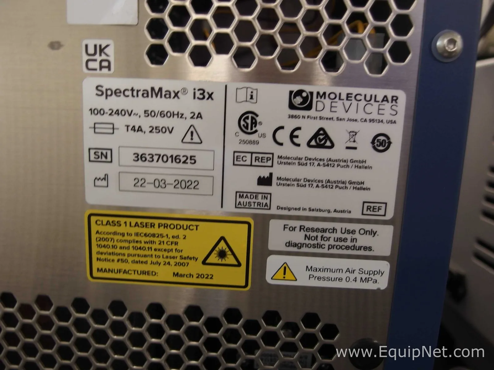 Molecular Devices SpectraMax i3x Multi-Mode Microplate Reader