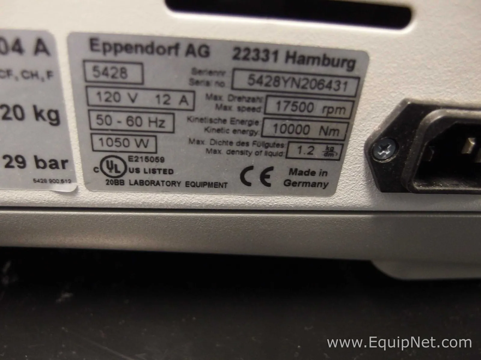 Eppendorf 5430 R Refrigerated Benchtop Centrifuge