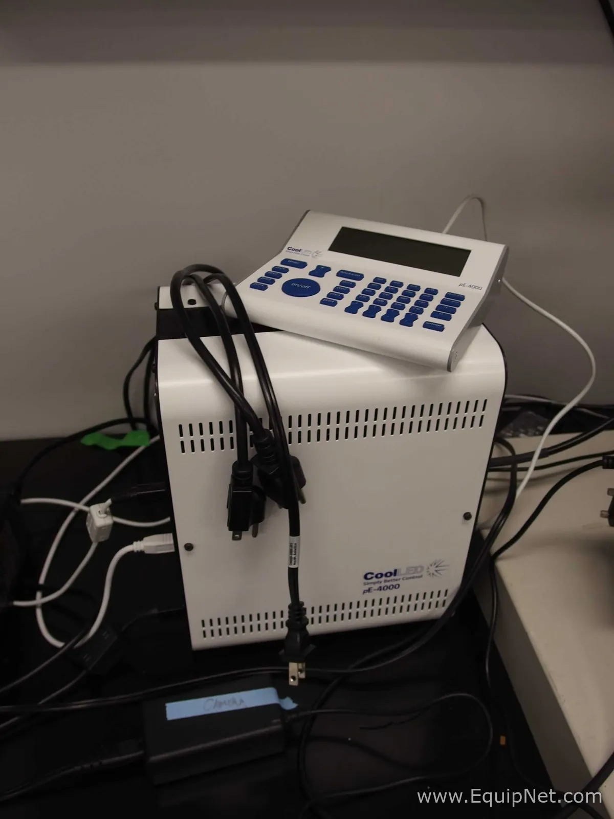 Nikon Eclipse Ti2 Inverted Fluorescence Microscope with CoolLED pE-4000 and Photometrics CoolSNAP DY