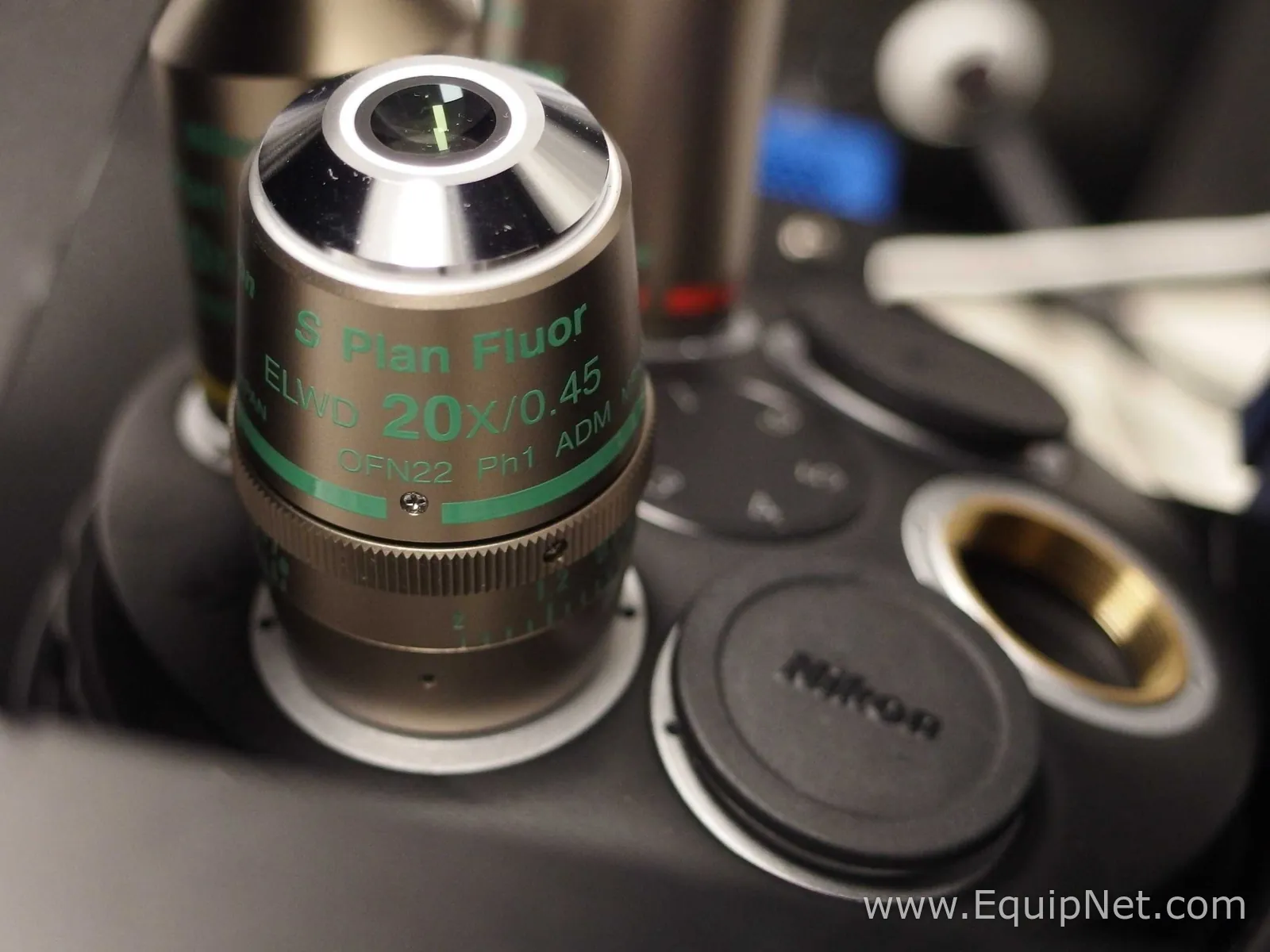 Nikon Eclipse Ti2 Inverted Fluorescence Microscope with CoolLED pE-4000 and Photometrics CoolSNAP DY