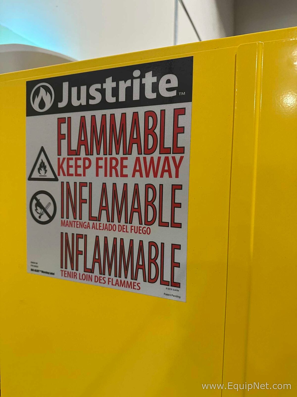 Justrite Sure-Grip EX 896200 55 Gallon Flammable Liquid Storage Cabinet