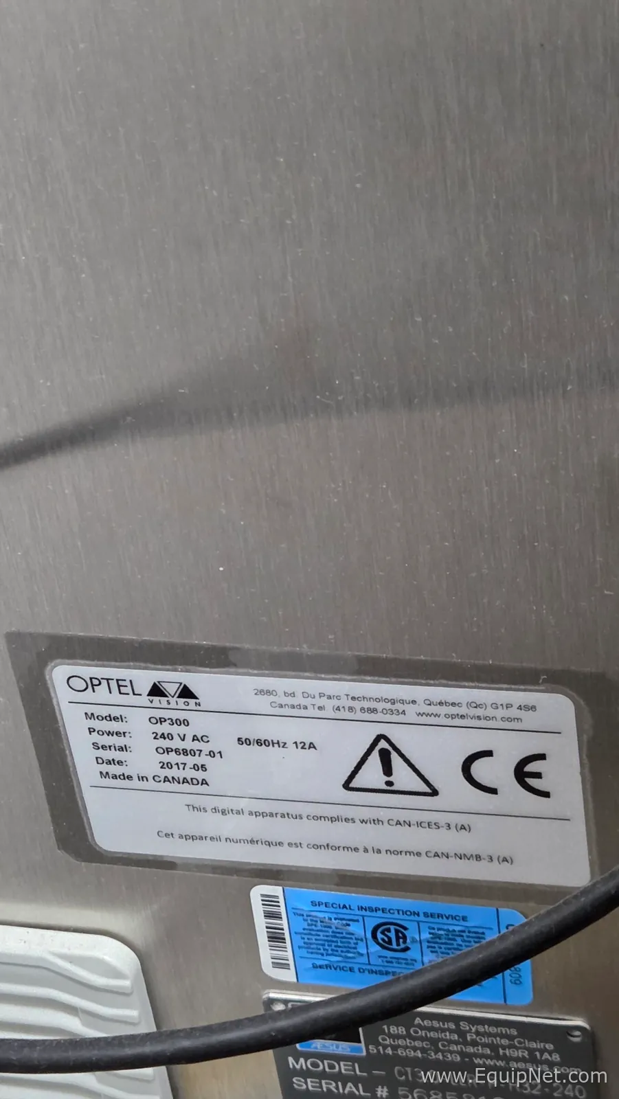 Lot of Optel Vision and Serialization Equipment
