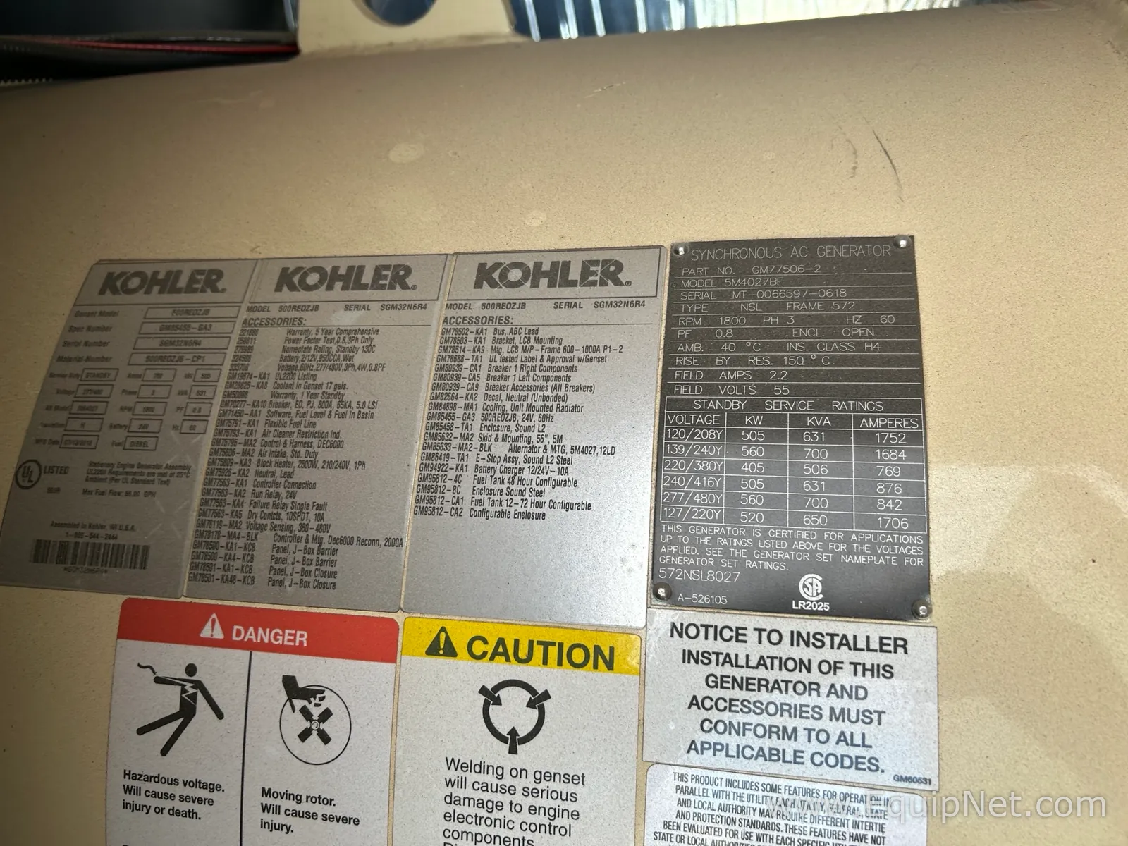 Gerador a Diesel Kohler 
