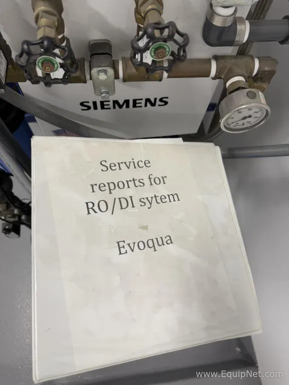 Siemens 013-063-02 Water Purification and Still System
