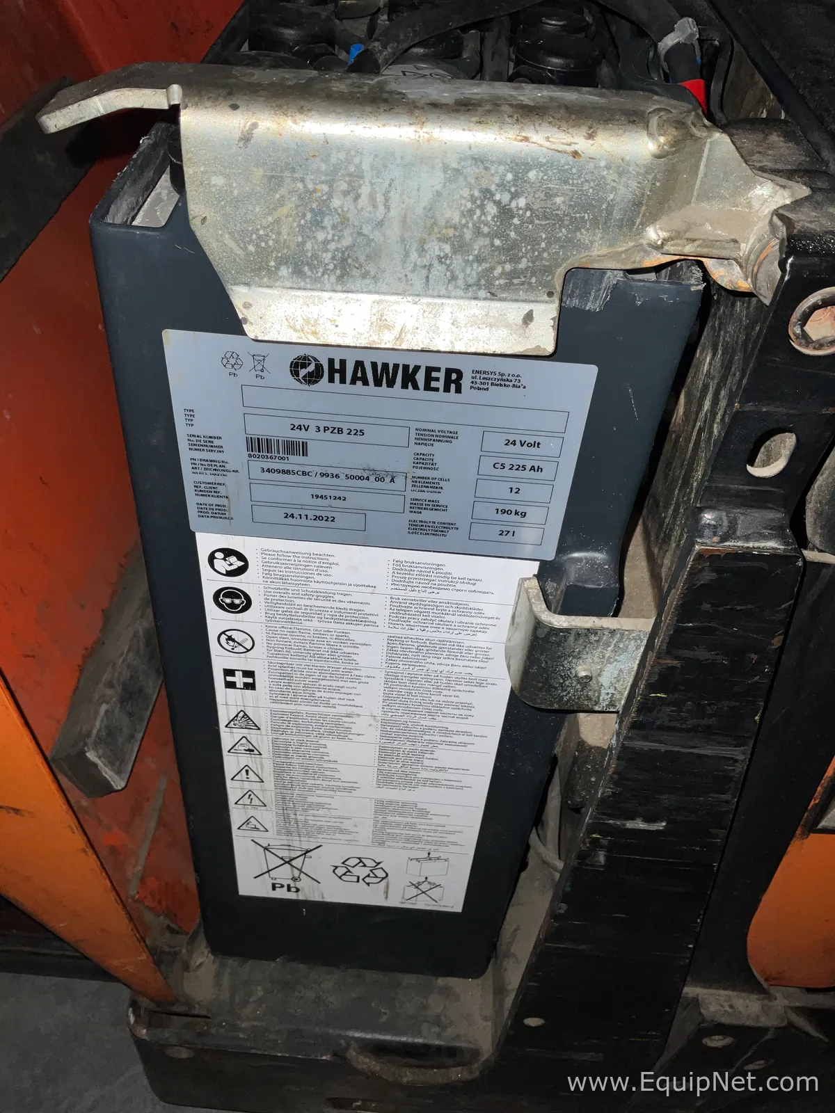 Toyota BT Staxio LPE200/6 Pallet Jack With Hawker Battery