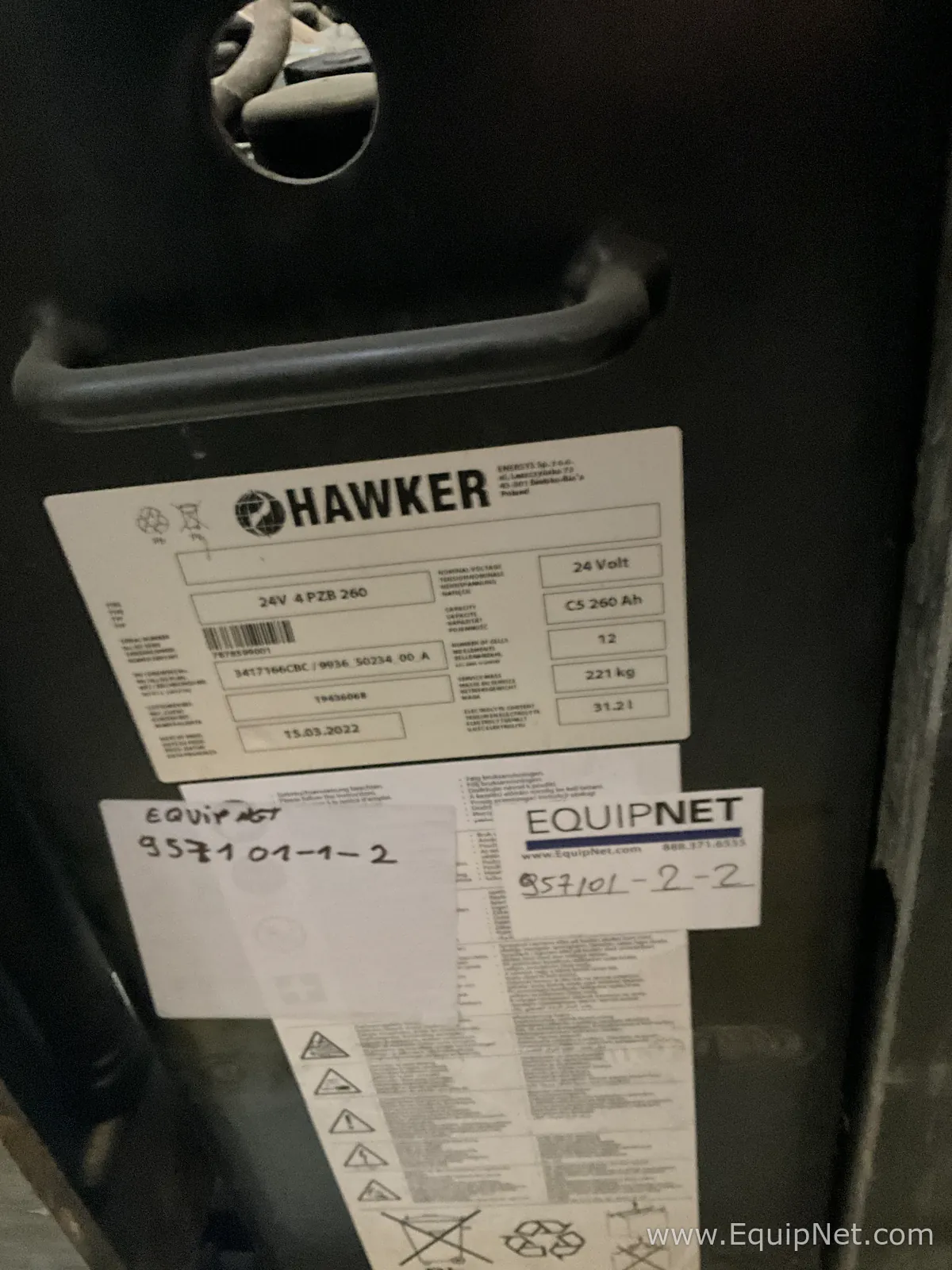 Toyota BT Staxio SWE120L Electric Pallet Stacker With Hawker Battery