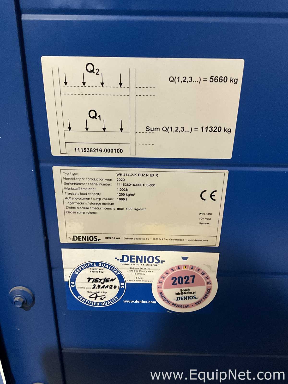 Aquecedor de Tambor Denios WK 214-1