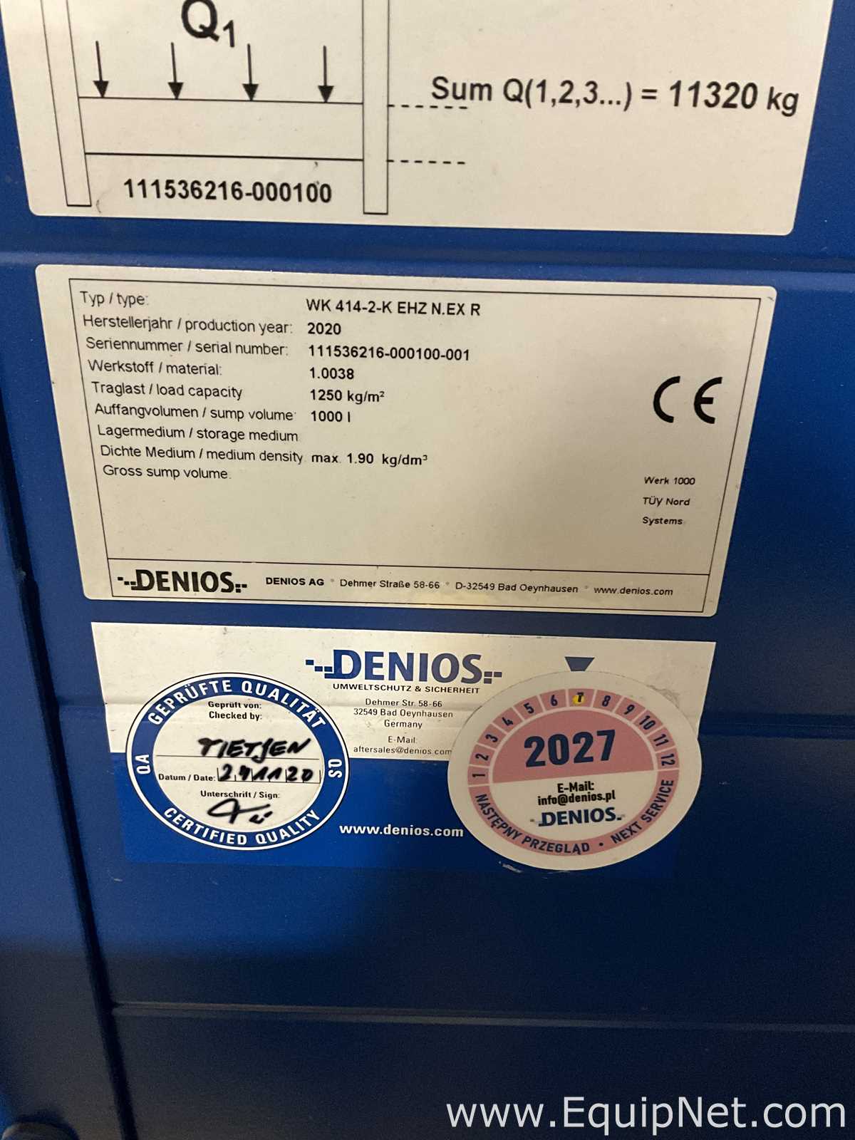 Aquecedor de Tambor Denios WK 214-1