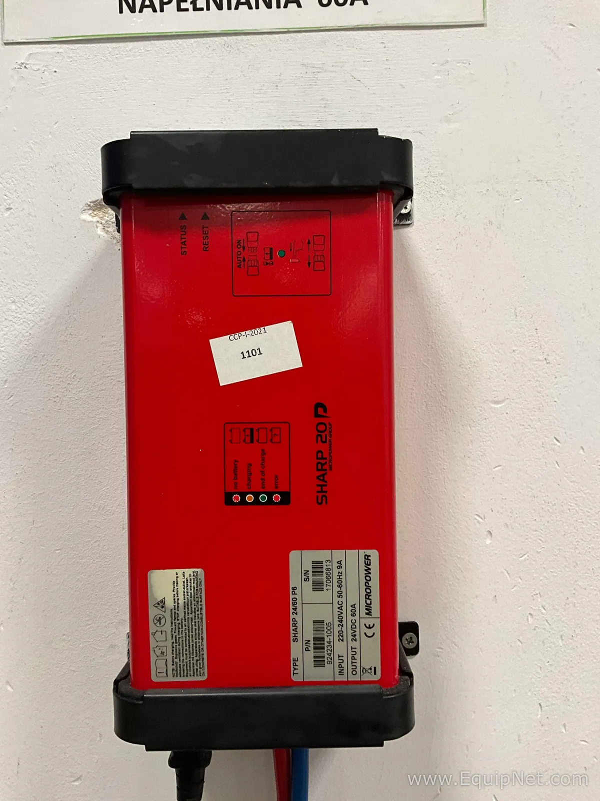 Micropower SHARP 24/60 P6 Battery Charger For 24V Batteries