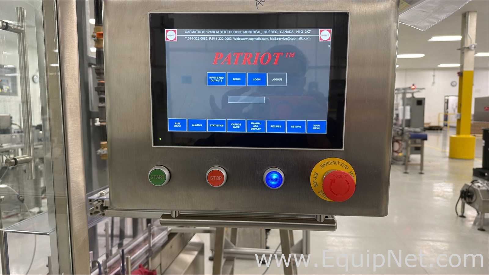 Capmatic Patriot FC Monobloc Filler Dropper Capper Combination