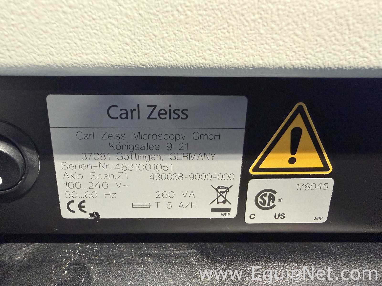 Zeiss Axio Scan Z1 High-Throughput Automated Digital Slide Scanner With Lumencor Spectra 80-10066