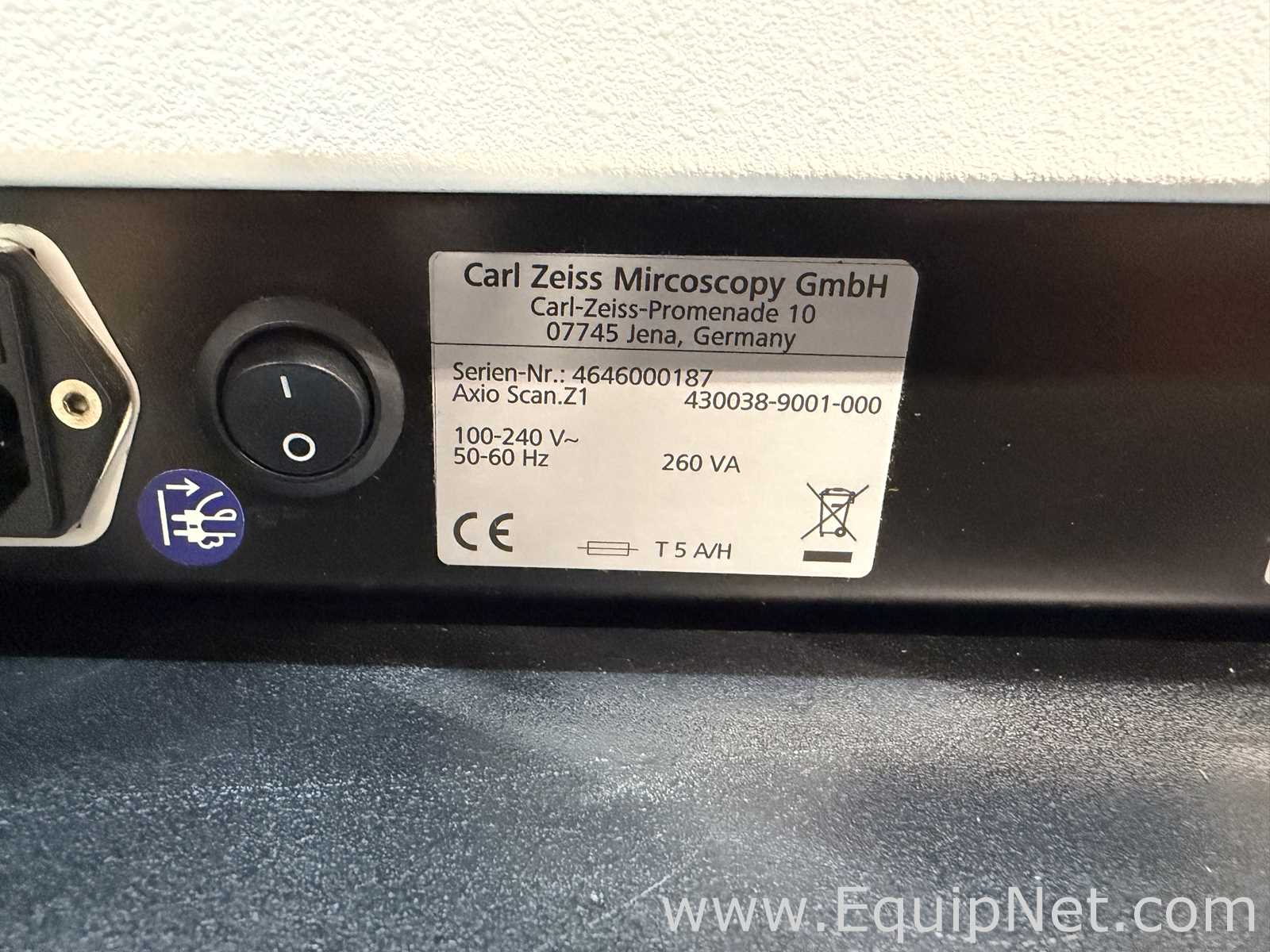 Zeiss Axio Scan Z1 High-Throughput Automated Digital Slide Scanner With Powervar ABCE1442-11 UPS