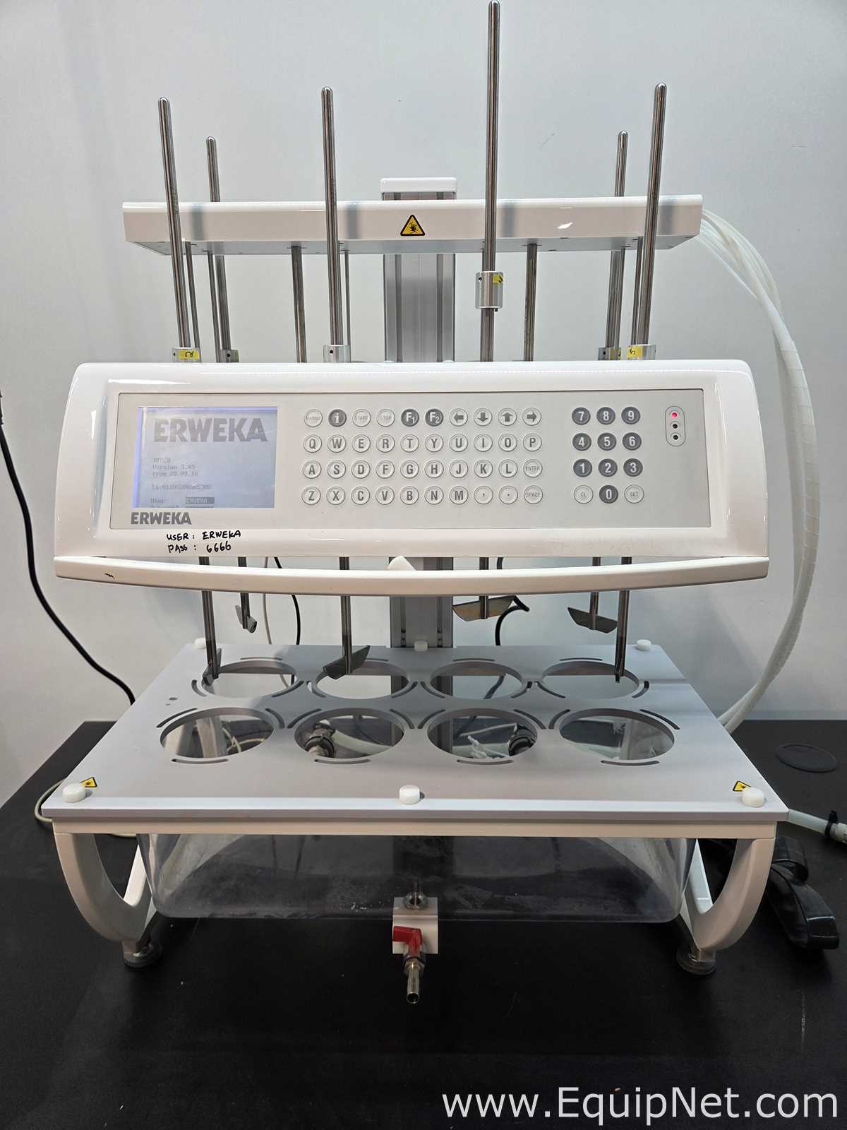 Erweka DT 820 Semi-automated dissolution system with FR624 | For Repair