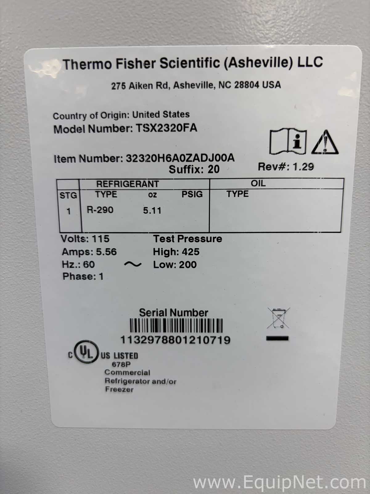 Gefriergerät Thermo Scientific TSX2320FA