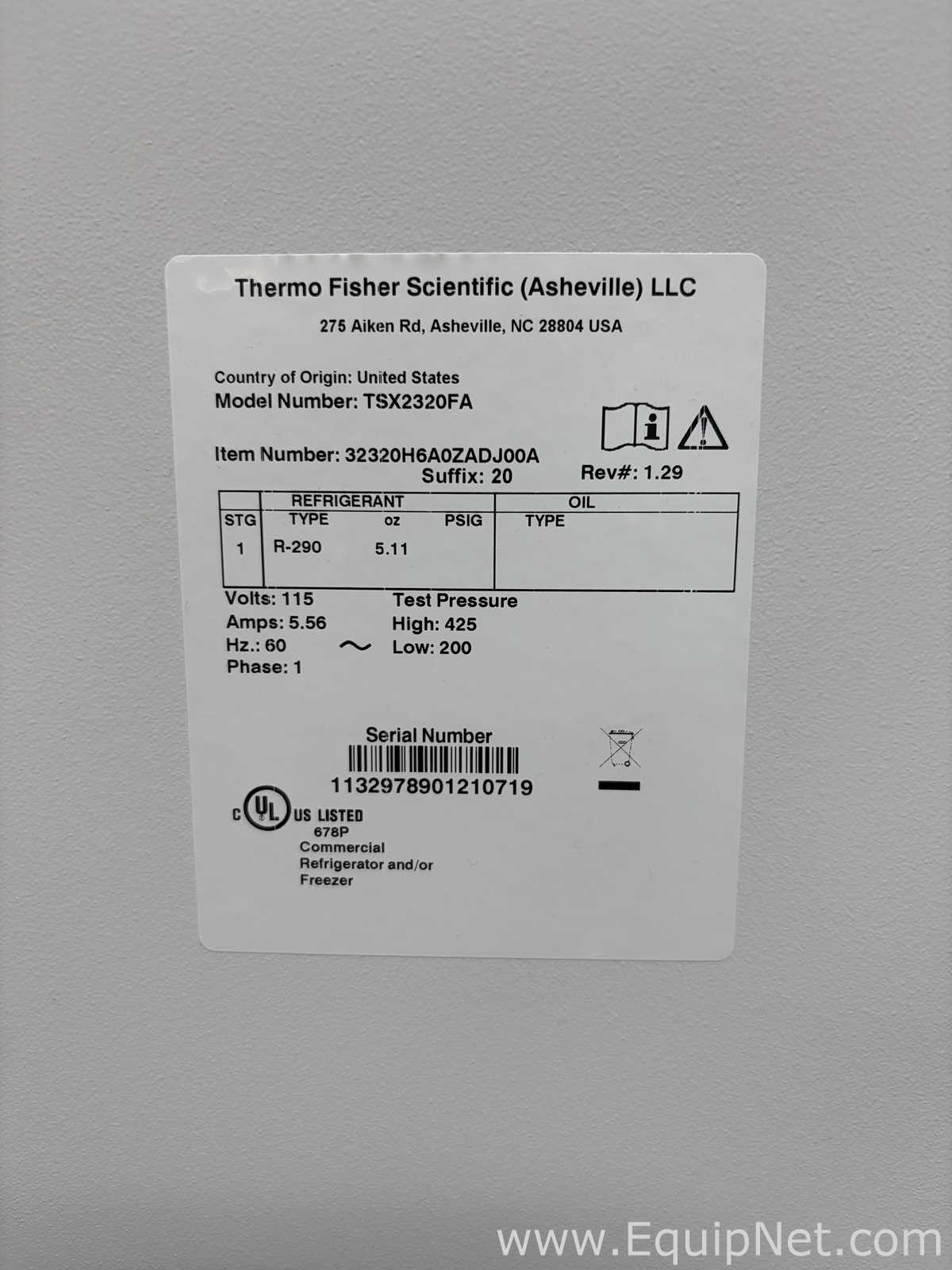 Freezer Thermo Scientific TSX2320FA