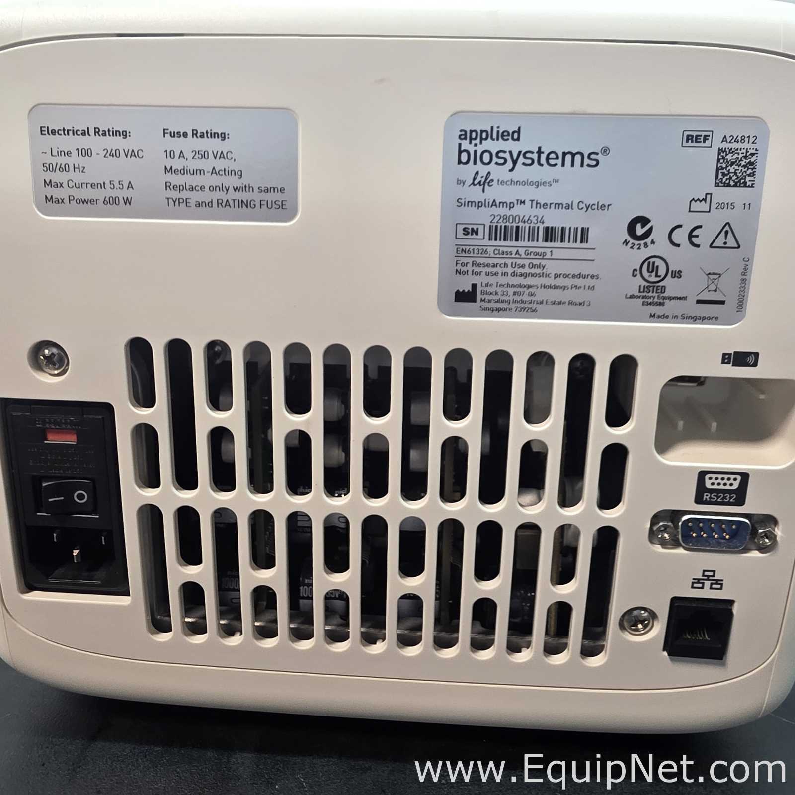 Los aus 2 PCR und Thermocycler Life Technologies SimpliAmp