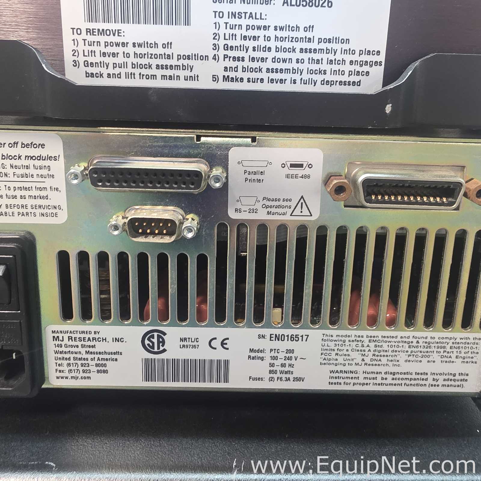 lote de  2 PCR e Termociclador MJ Research PTC-200