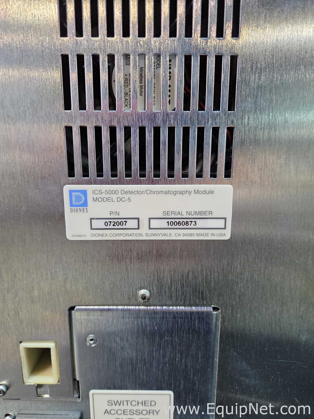 Cromatografía de Intercambio Iónico Dionex Corporation ICS 5000