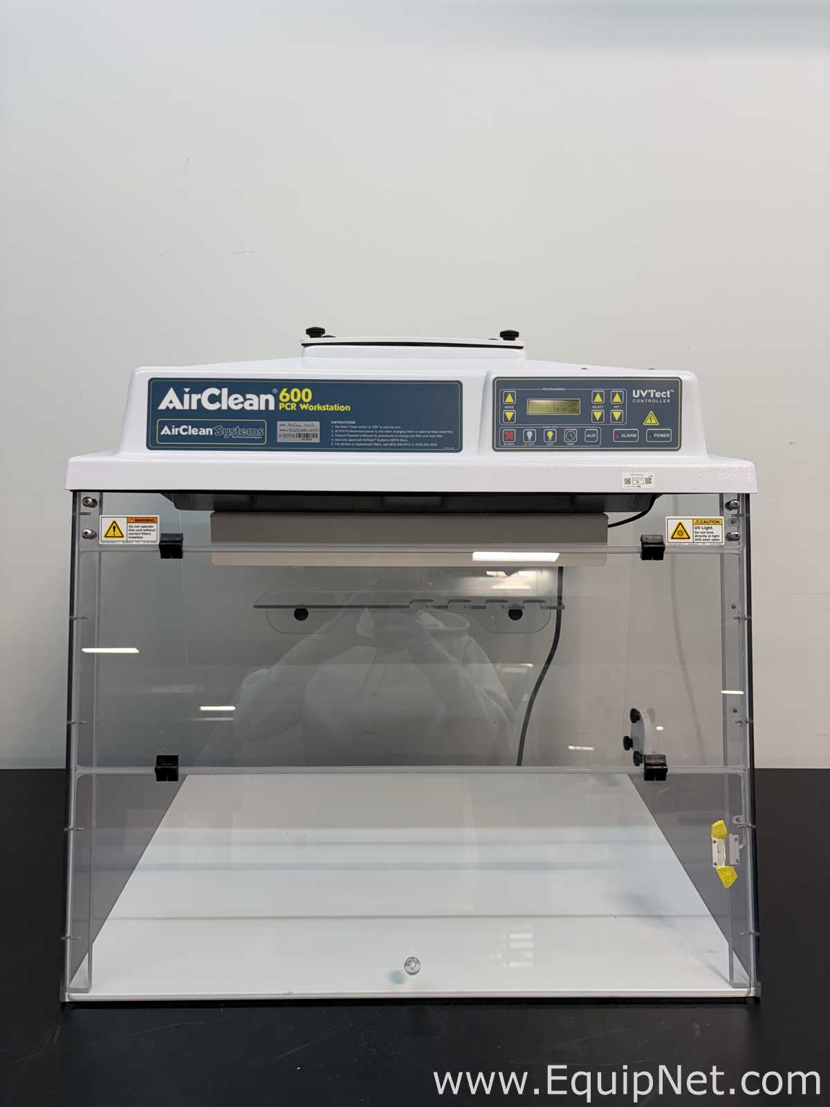 AirClean Systems AC632LFUVC 32-Inch-Wide Combination PCR Workstation