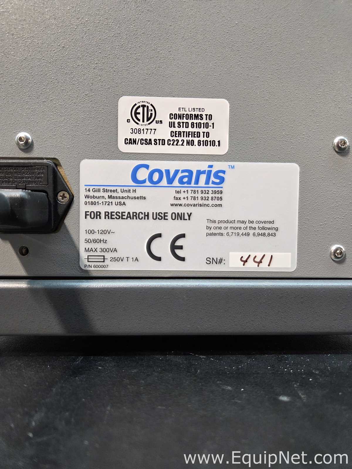 Pulverizador Covaris CP02
