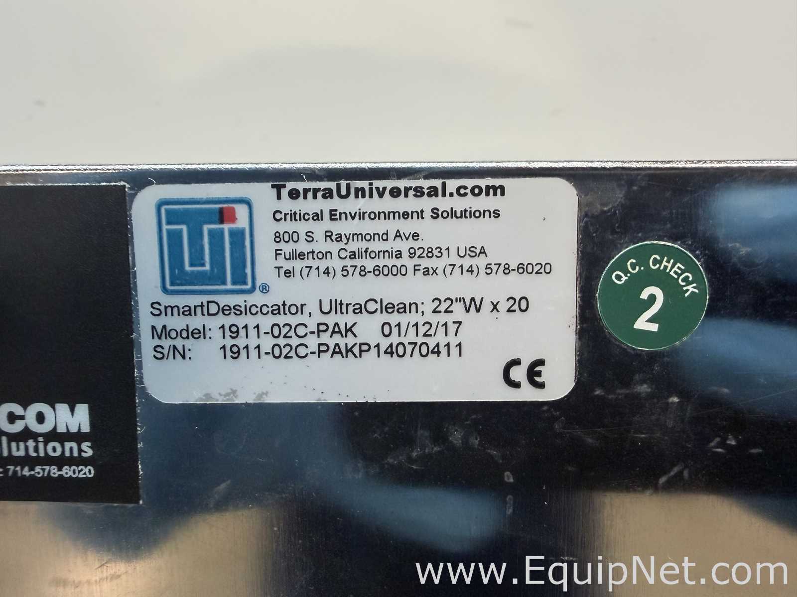 Terra Universal 1911-02C-PAK SmartDesicator Ultraclean Desiccator