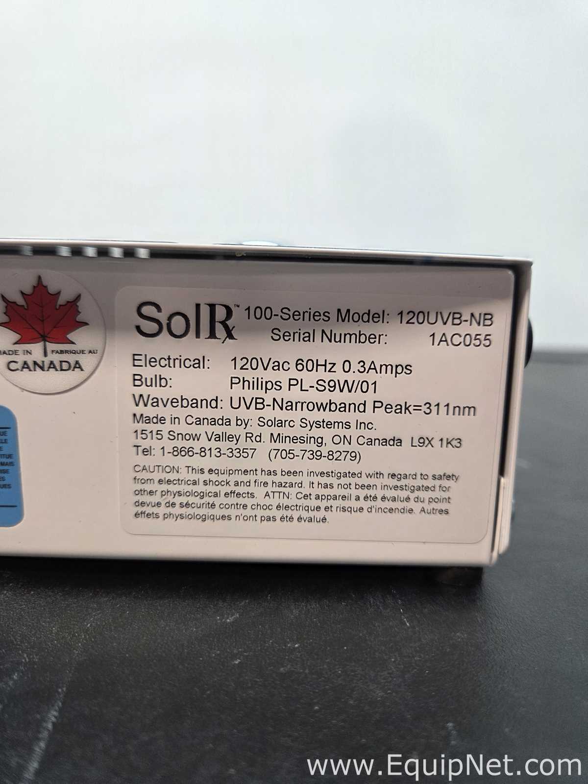Solarc Systems INC SolR 100 Series Home Phototherapy Wand