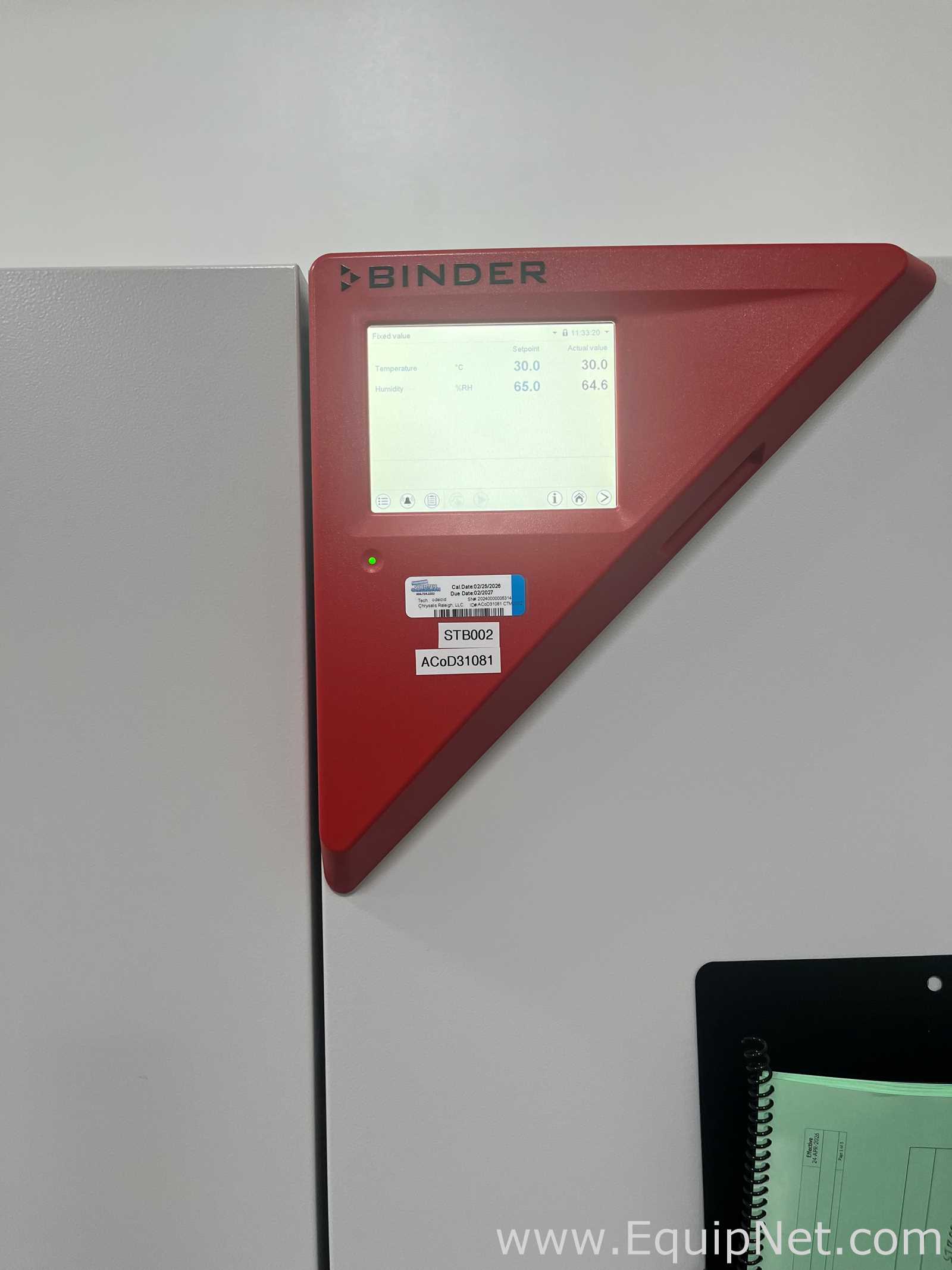 Binder KBF-1020UL Environmental and Stability Chamber
