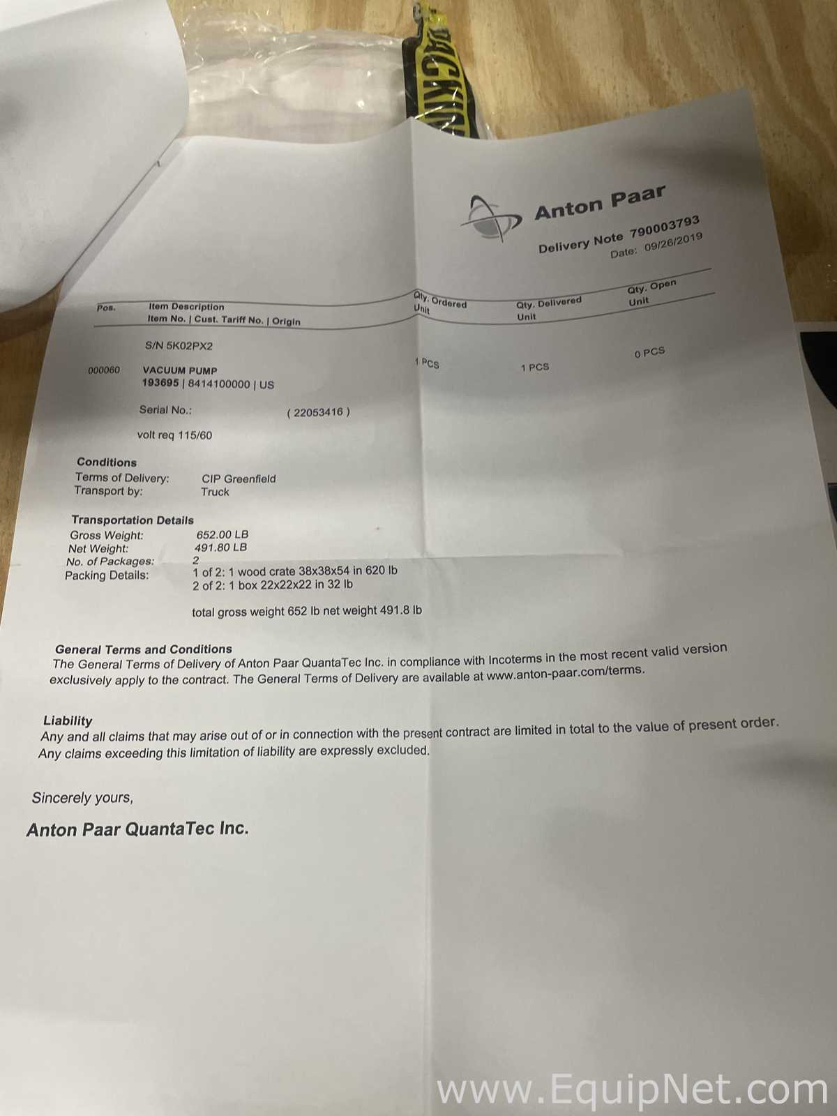 Analisador Anton Parr GmbH PoreMaster 33
