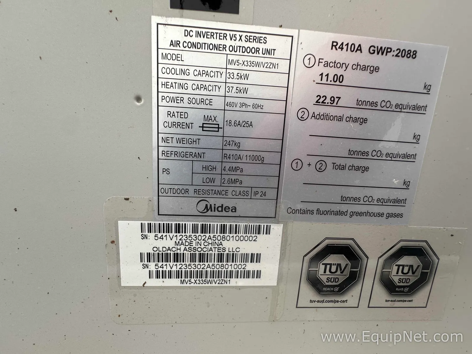 Unidade de Refrigeração/Ar-Condicionado Midea ELA240S4D-1Y