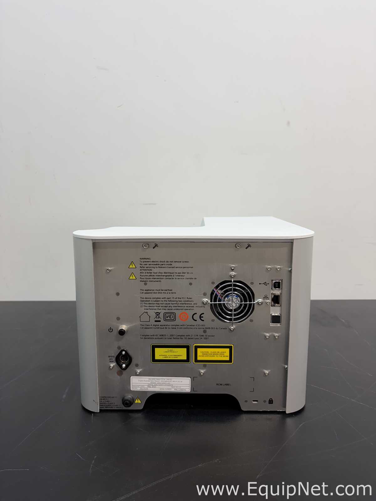 Malvern Panalytical ZSU3105 Particle Size and Zeta Potential Analyzer