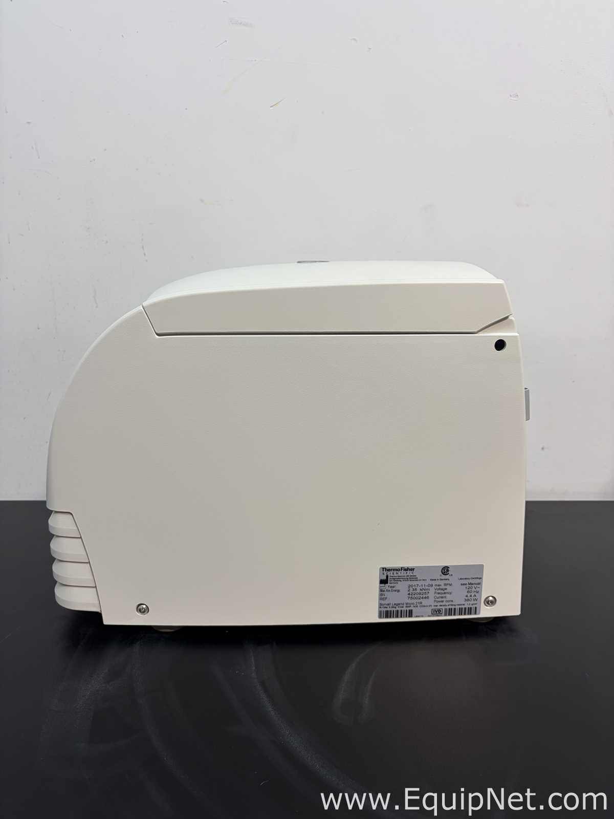 Lot of 2 Thermo Scientific Sorvall Legend Micro 21R Laboratory Centrifuges