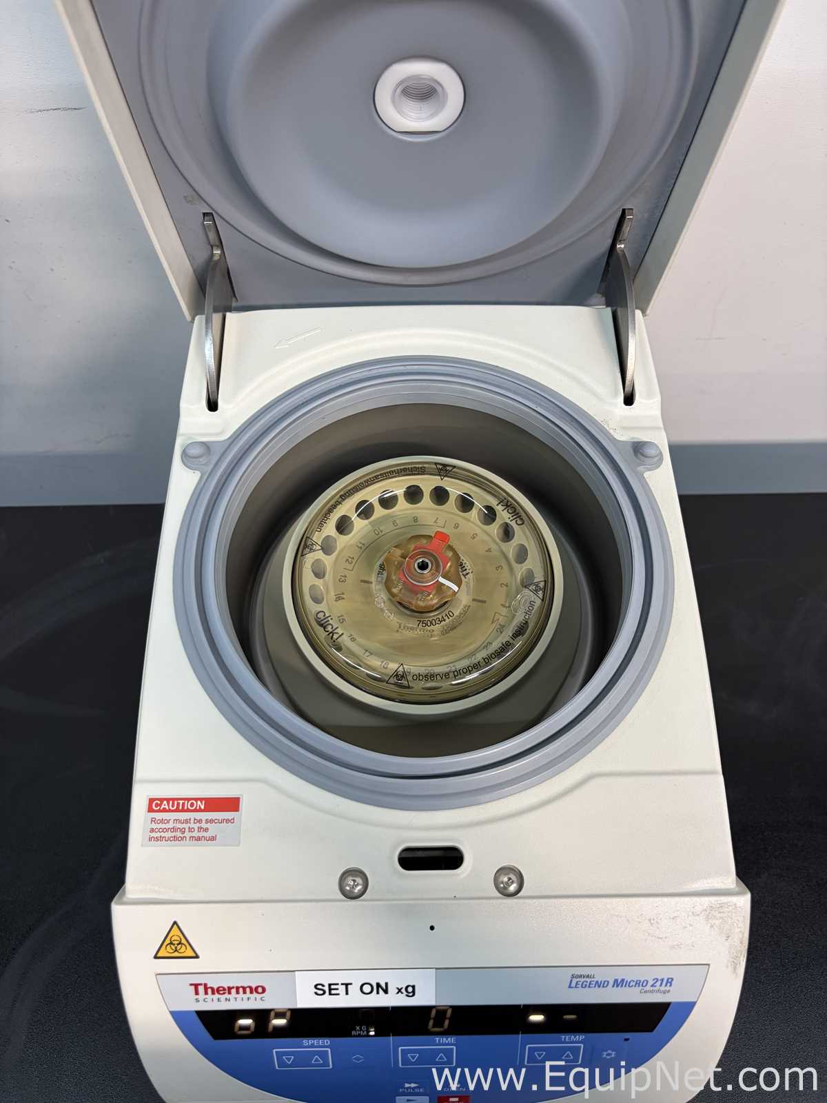 Lot of 2 Thermo Scientific Sorvall Legend Micro 21R Laboratory Centrifuges