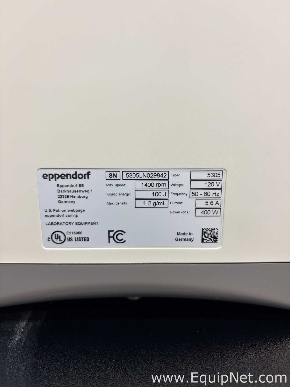 Concentrador Eppendorf 5305