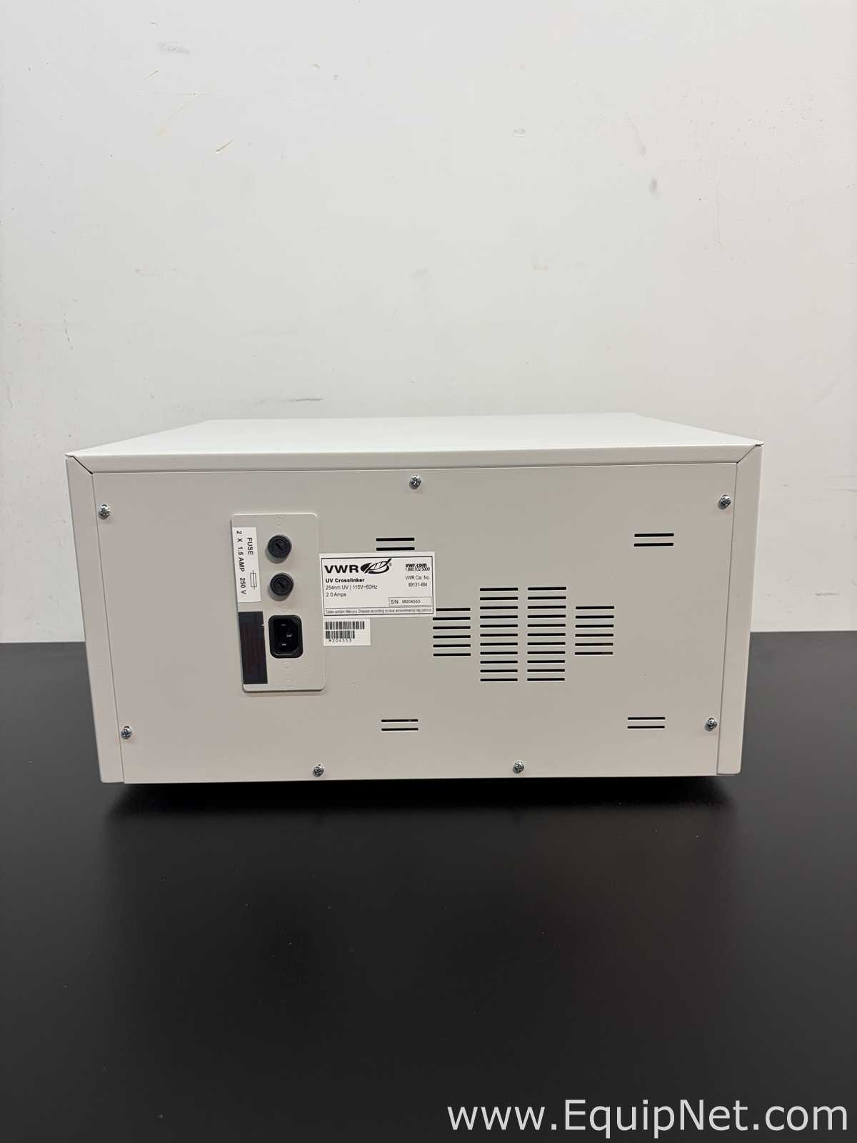VWR 89131-484 UV Crosslinker Ultraviolet Exposure Chamber