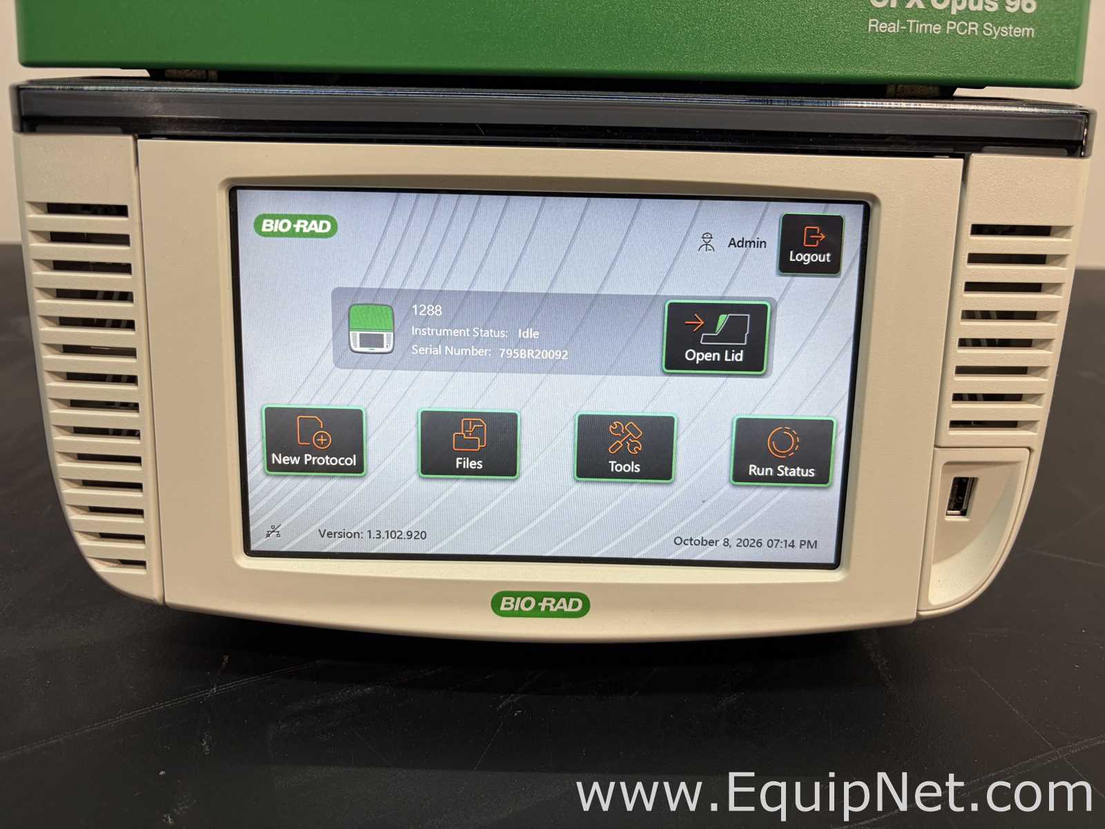 PCR y Termociclador Bio-Rad CFX Opus 96