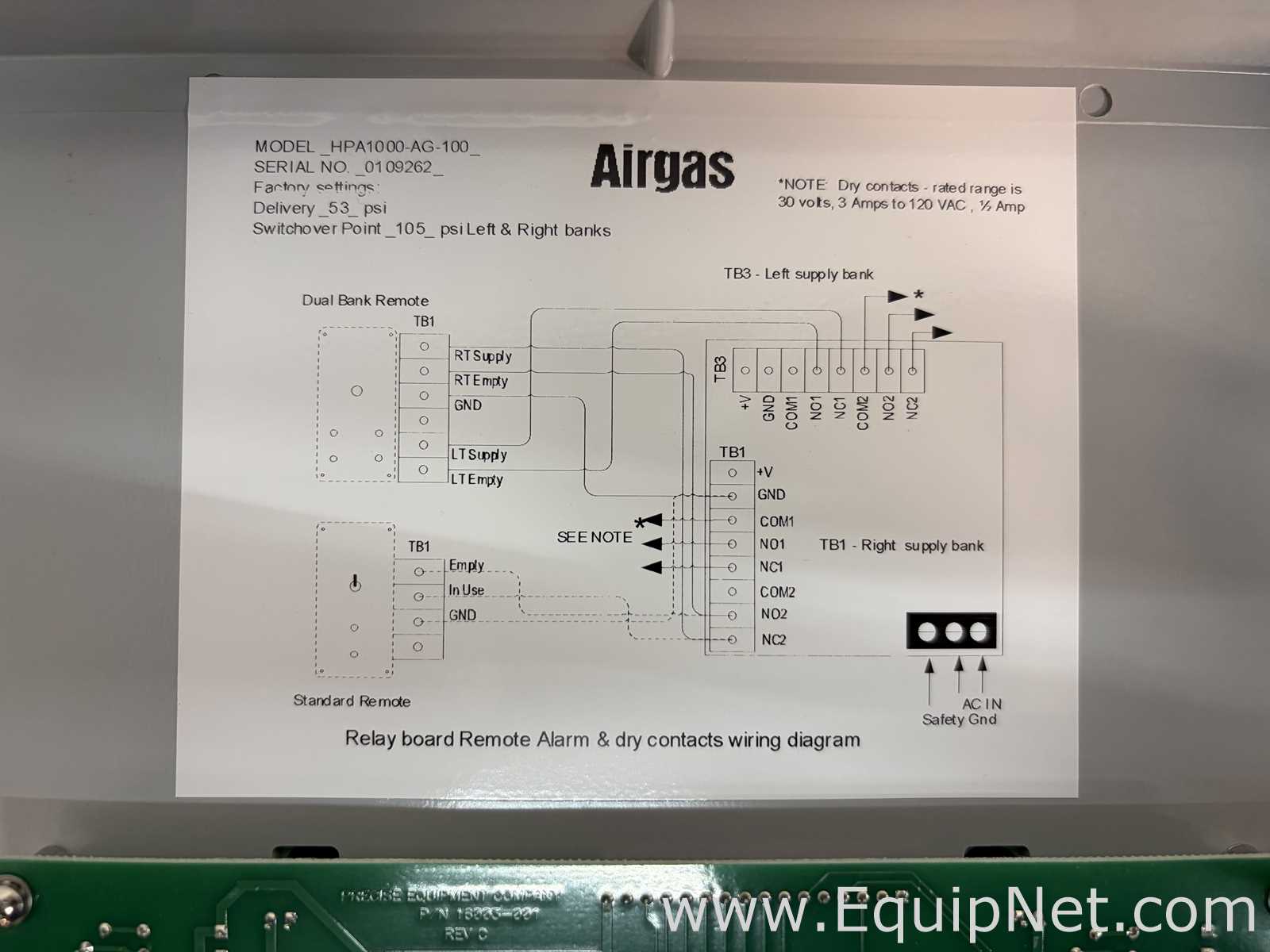 Coletor (Manifold) Airgas Y11X71H02580-AG