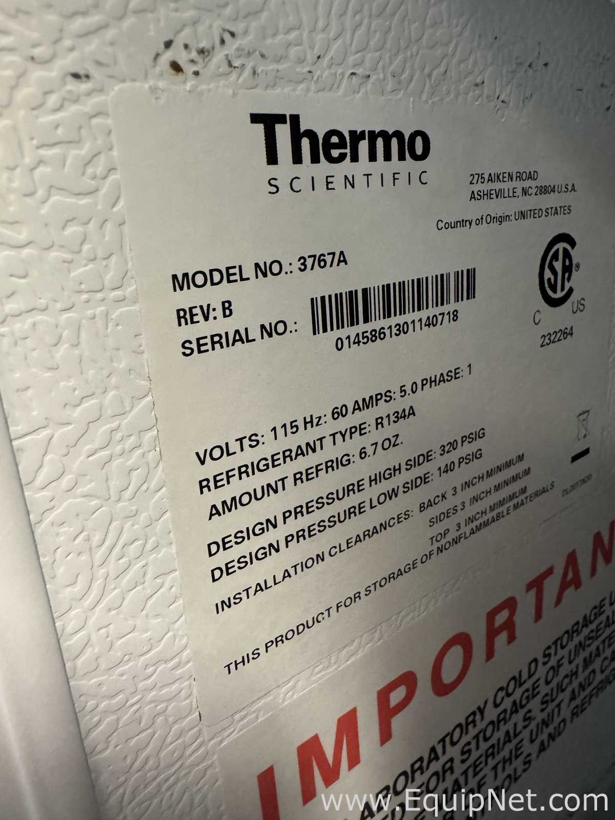Freezer Thermo Fisher Scientific 3767A
