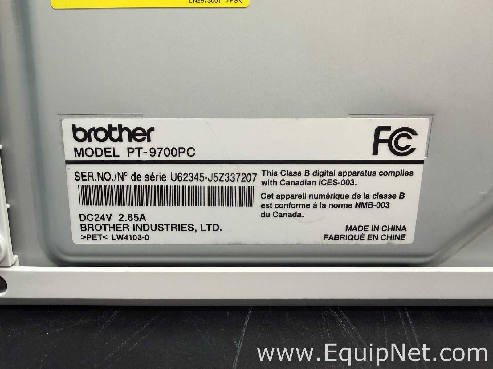 Lot of Brother PT-9700PC and PT-P900W Label Printers