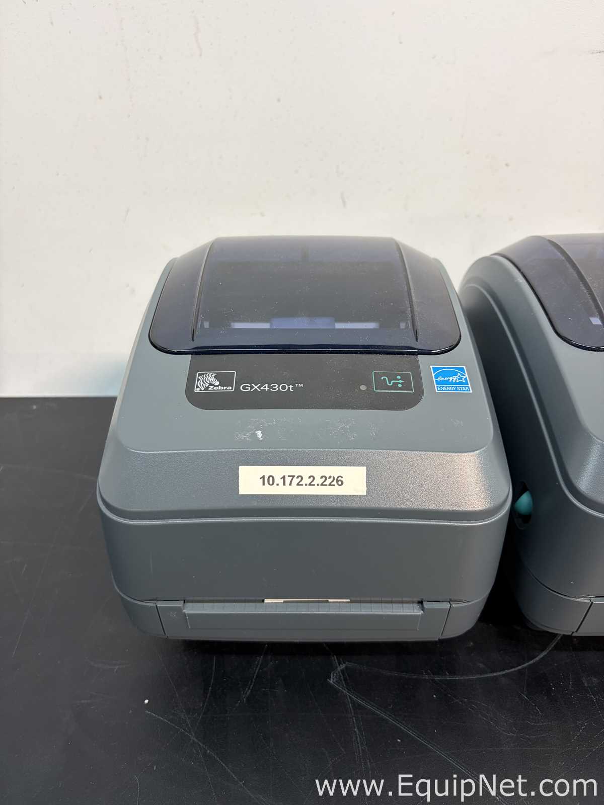Lot of 2 Zebra Technologies GX430T Label Printers