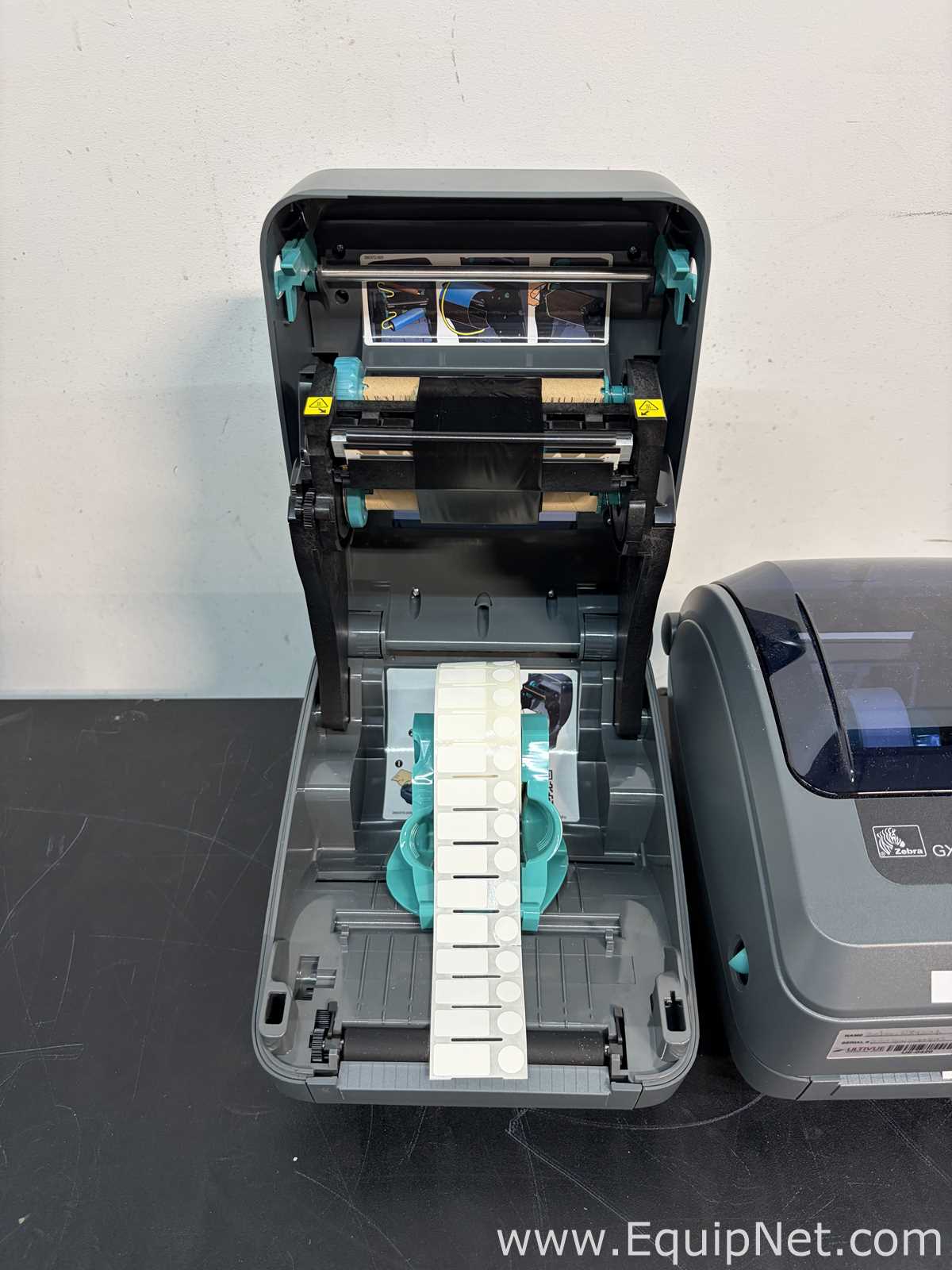 Lot of 2 Zebra Technologies GX430T Label Printers