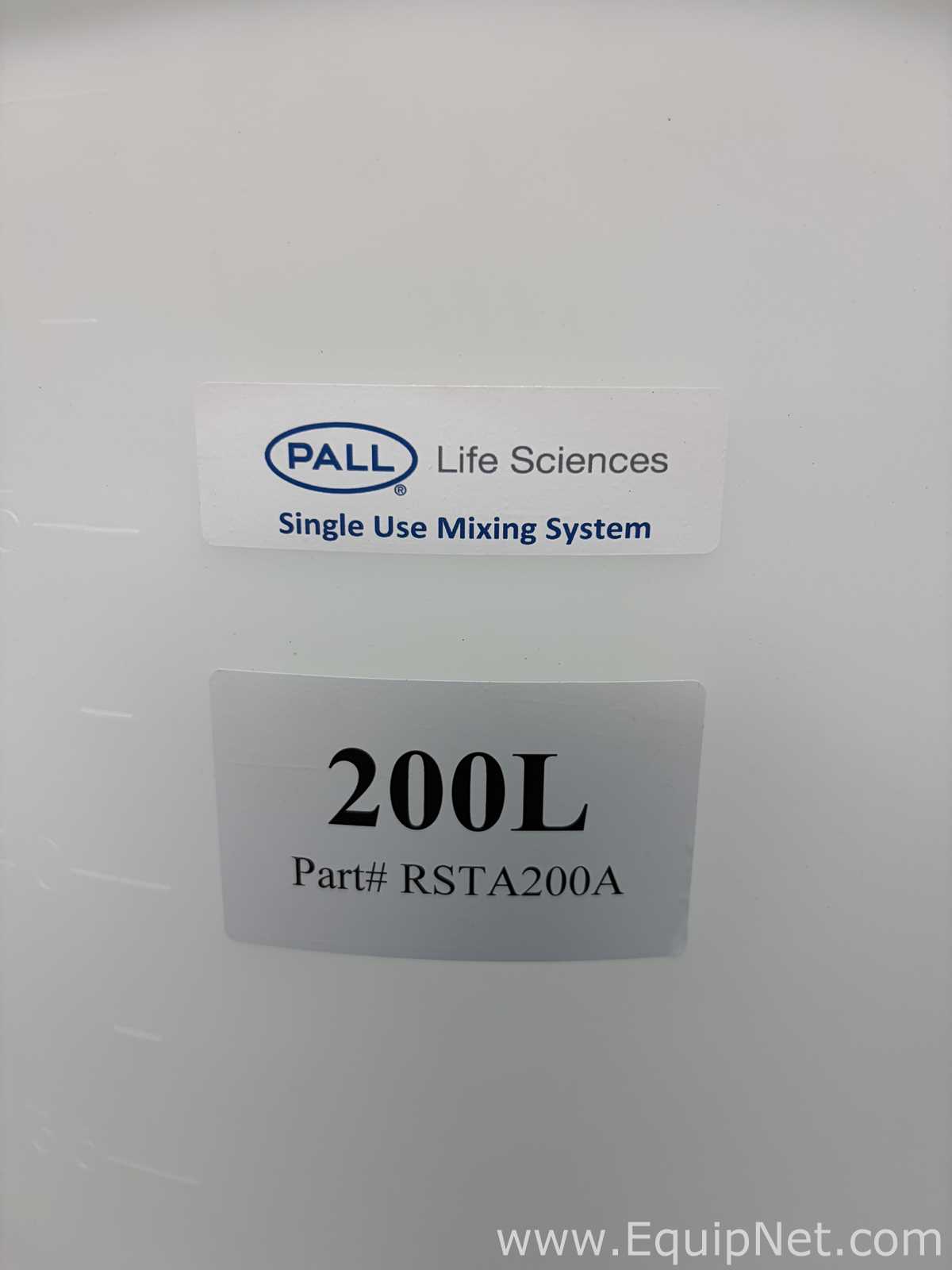 Lot of 2 Pall RSTA200A 200L Single Use Mixing Containers