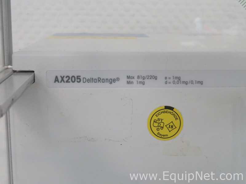 Báscula Mettler Toledo AX205 Delta Range