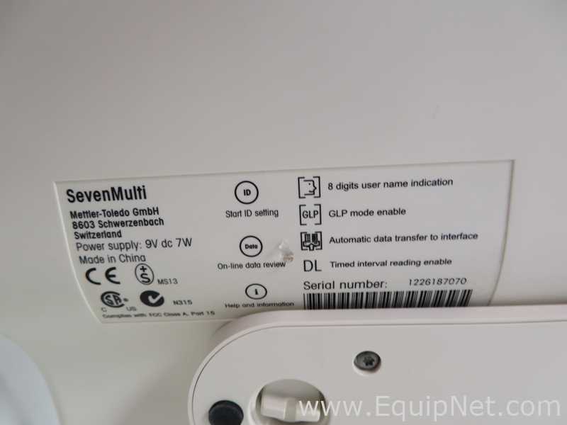 Medidor de pH Mettler Toledo Seven Multi