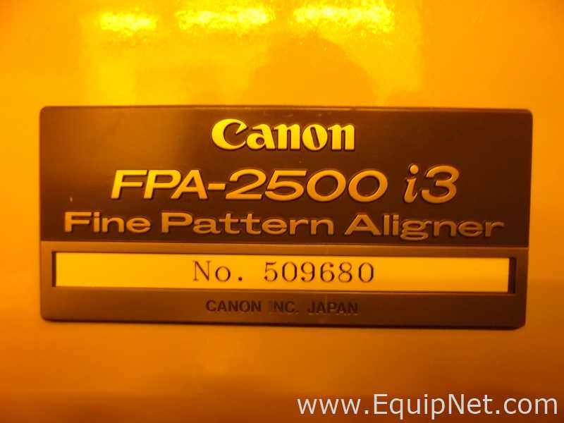 Canon FPA-2500 I3 Stepper