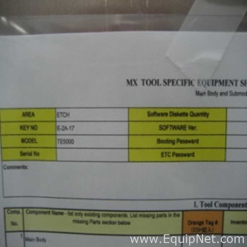 TEL te - 5000 ATC湿氧化腐蚀装置