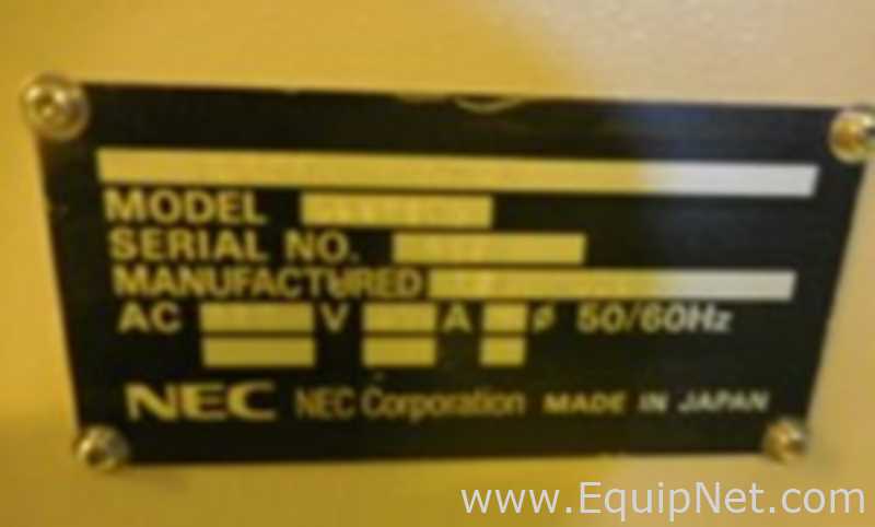 NEC YL473D2 Wafer Marking System
